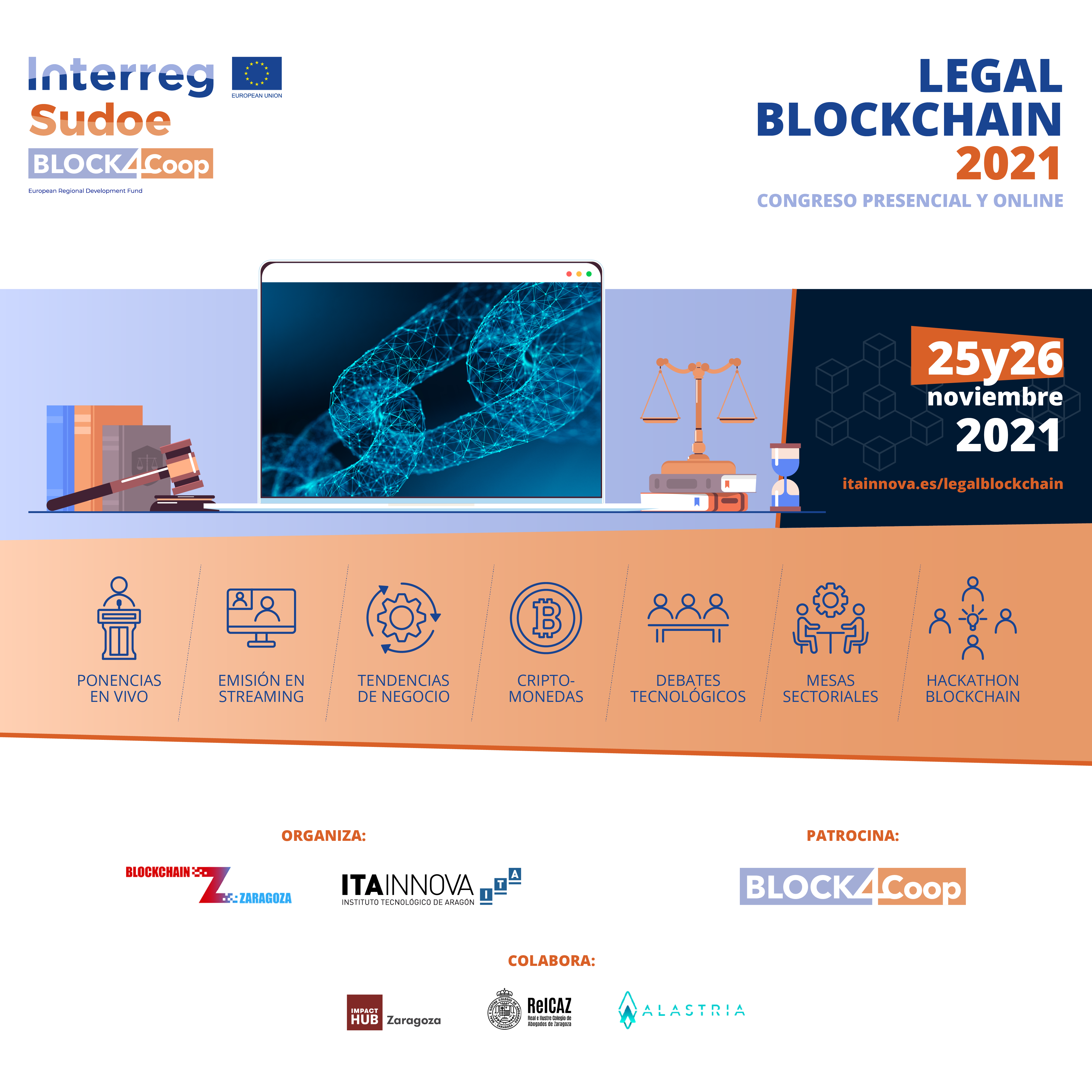 Legal Blockchain 2.021. Aragón, territorio blockchain.